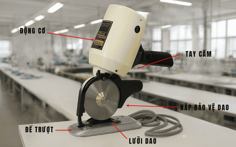 Máy cắt vải cầm tay là gì?