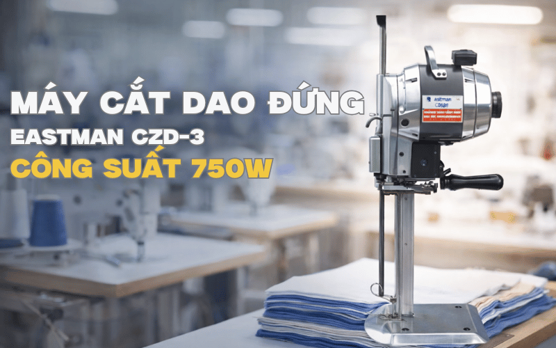 Máy cắt dao đứng Eastman CZD-3 công suất 750W
