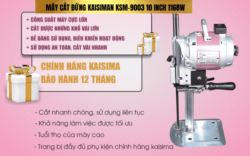 Máy cắt đứng Kaisiman KSM-9003 10 inch 1168w