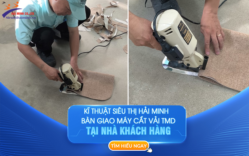 kt bàn giao Máy cắt vải tròn TMD RS-100