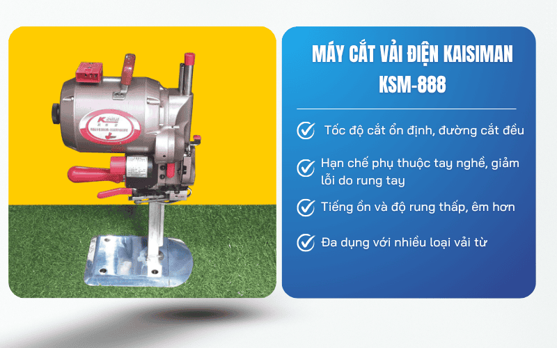 Máy cắt vải điện Kaisiman KSM-888