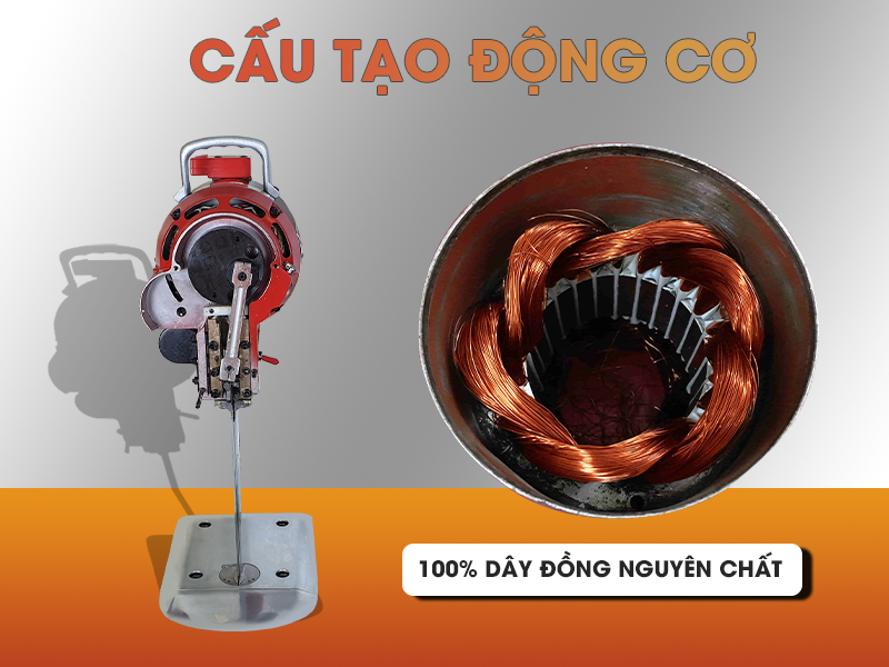 Máy cắt vải Yamafuji VMK3-10 thiết kế cực kỳ bền bỉ