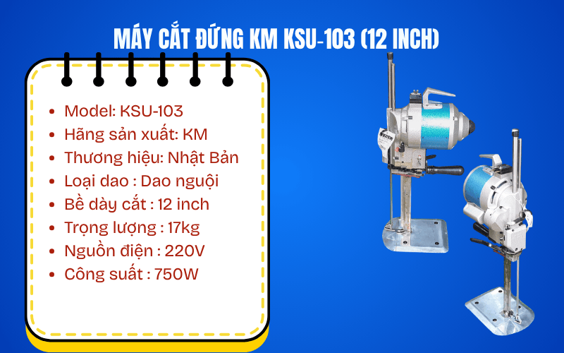 Máy cắt đứng KM KSU‑103 (12 inch)