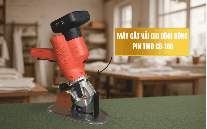 Máy cắt vải gia đình dùng pin TMD CB-100