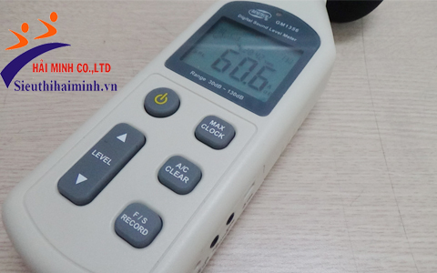 Các nút chức năng của máy đo độ ồn GM1356