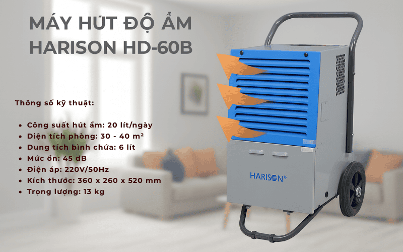 Máy hút độ ẩm Harison HD-60B