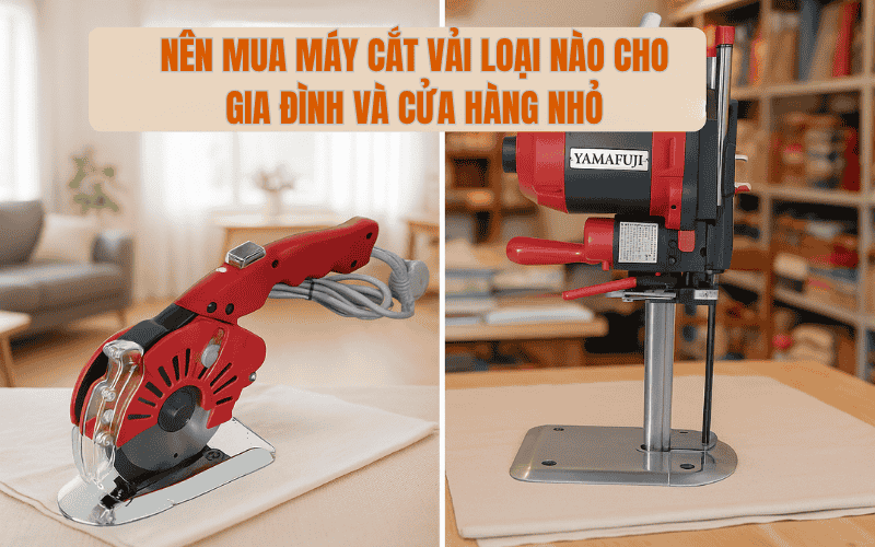 Nên Mua Máy Cắt Vải Loại Nào Cho Gia Đình Và Cửa Hàng Nhỏ