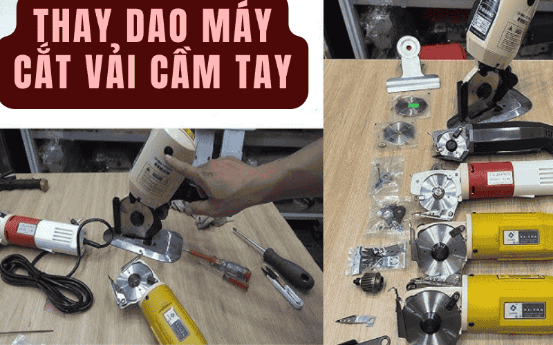Chuẩn bị dụng cụ thay dao cần thiết