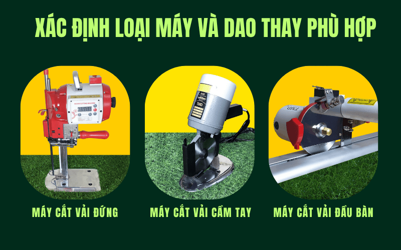 Xác định loại máy và dao thay phù hợp