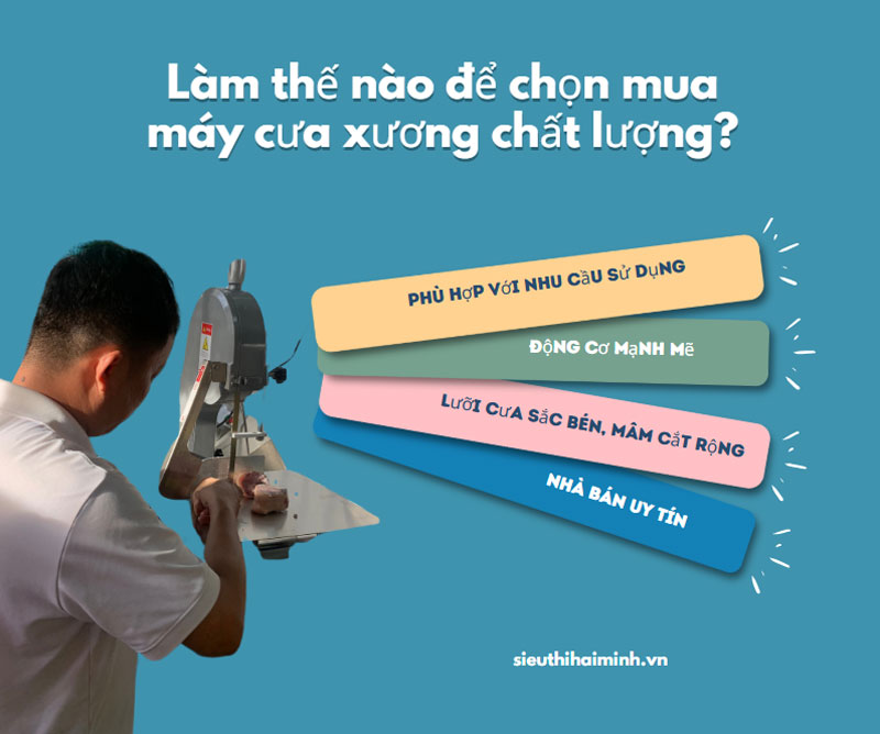 Các lưu ý cần nắm khi chọn mua máy cưa xương