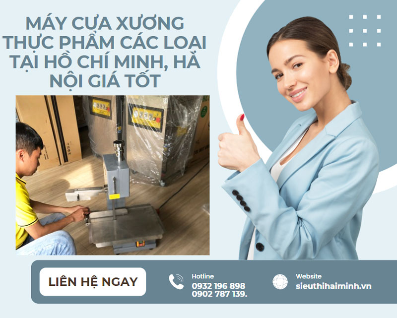 Máy cưa xương thực phẩm các loại tại Hồ Chí Minh, Hà Nội giá tốt