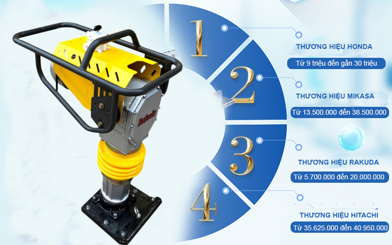 Chi phí đầu tư tối thiểu của máy đầm cóc là bao nhiêu