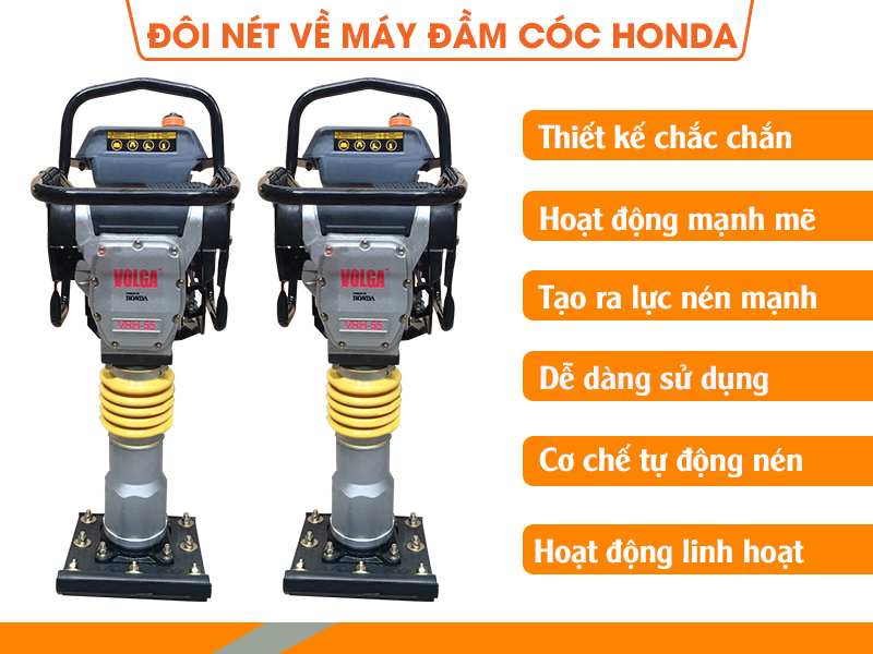 Đôi nét về máy đầm cóc Honda