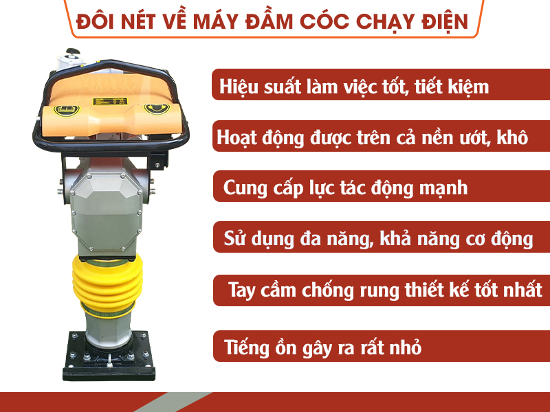 Đôi nét về máy đầm cóc chạy điện