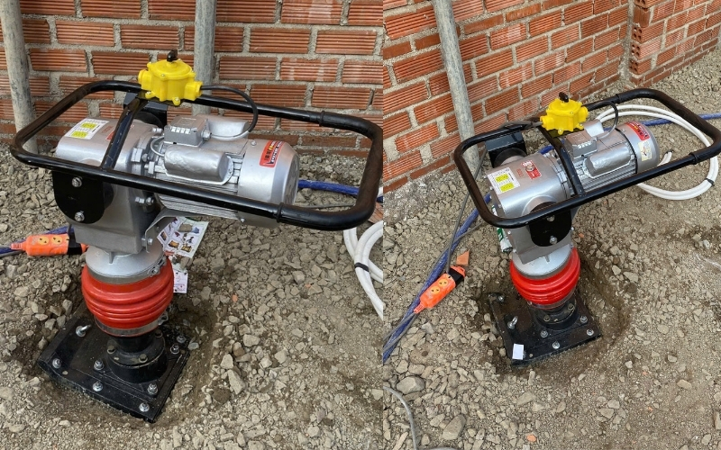 Kiểm tra xem tốc độ quay và tần suất đầm của máy đầm