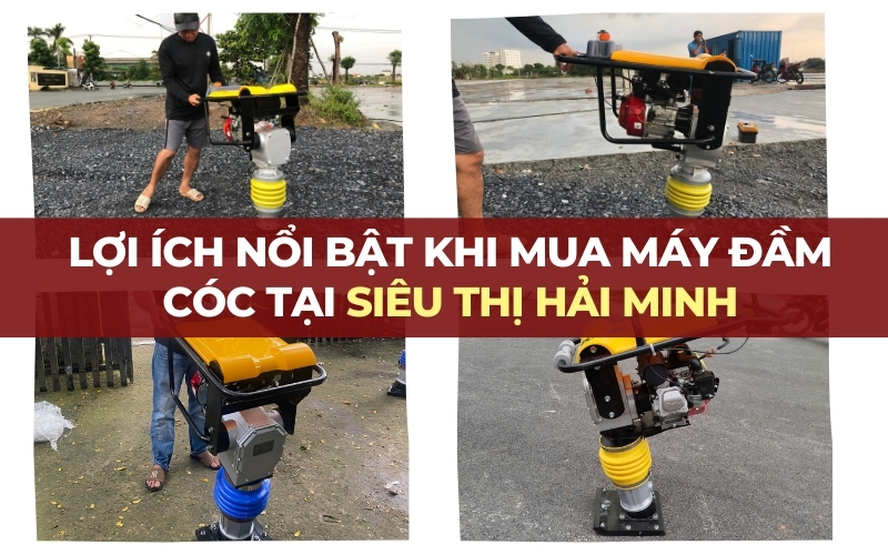 Mua máy đầm cóc chính hãng, gí tốt tại Hải Minh