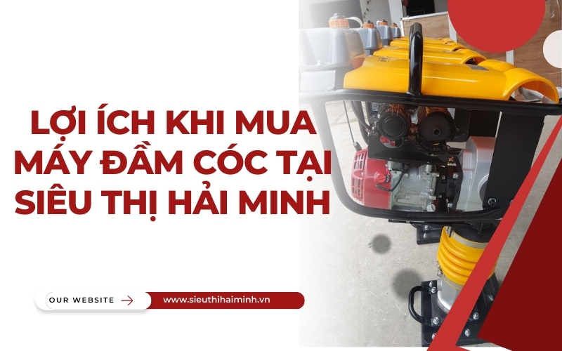 Lợi ích khi mua máy đầm cóc tại Siêu Thị Hải Minh