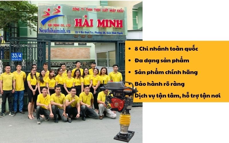 Lý do nên mua thiết bị đầm cóc tại Hải Minh