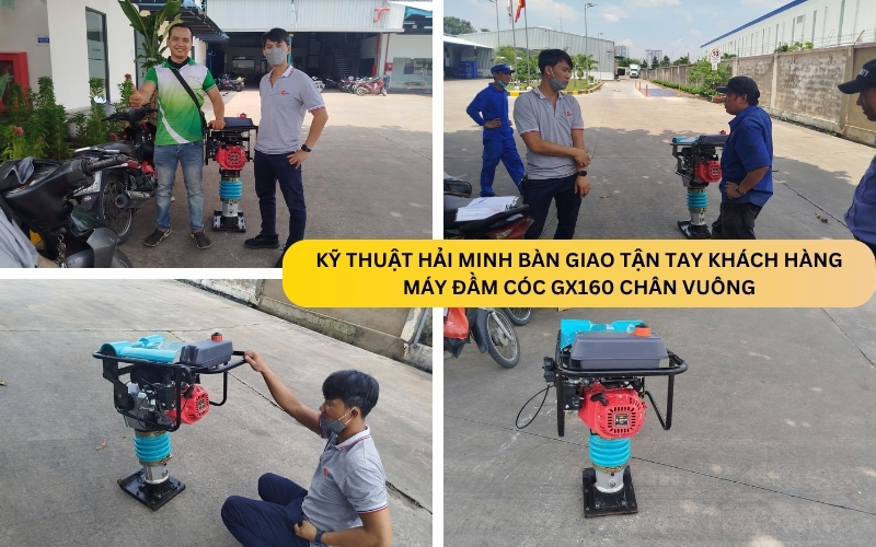 Hướng dẫn sử dụng và lưu ý khi dùng thiết bị đầm nền