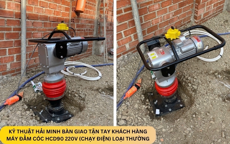 Tính năng nổi bật của máy đầm cóc chạy điện HCD90 220V