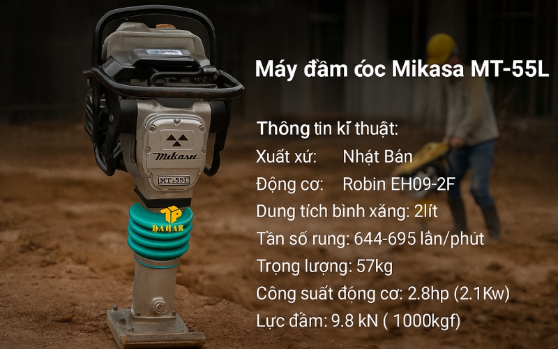 may dam coc Mikasa MT-55L