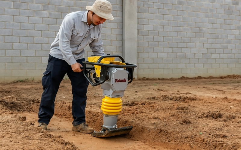 Đầm cóc chạy điện Rakuda RM80E (1 Pha)  