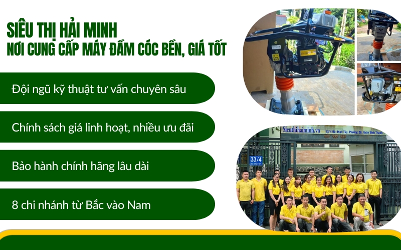 Siêu Thị Hải Minh – nơi cung cấp máy đầm cóc bền, giá tốt