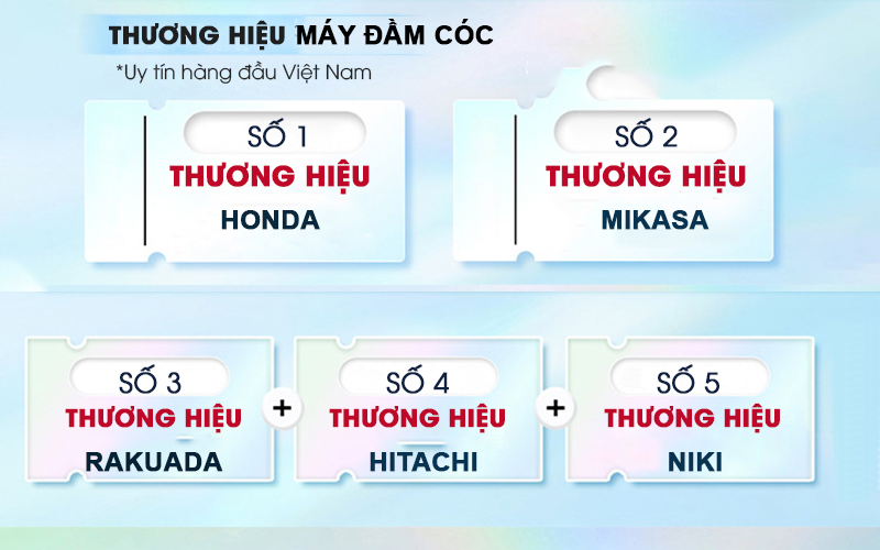 Thương hiệu máy đầm cóc hàng đầu thị trường Việt Nam