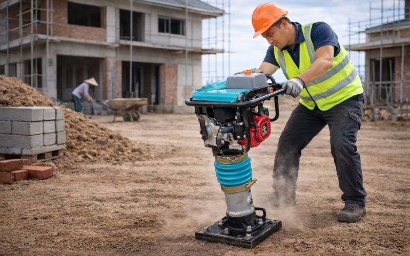 Bộ phụ kiện đi kèm theo máy đầm nền GX160