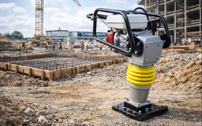 Cách sử dụng máy đầm cóc Honda GX200 hiệu quả