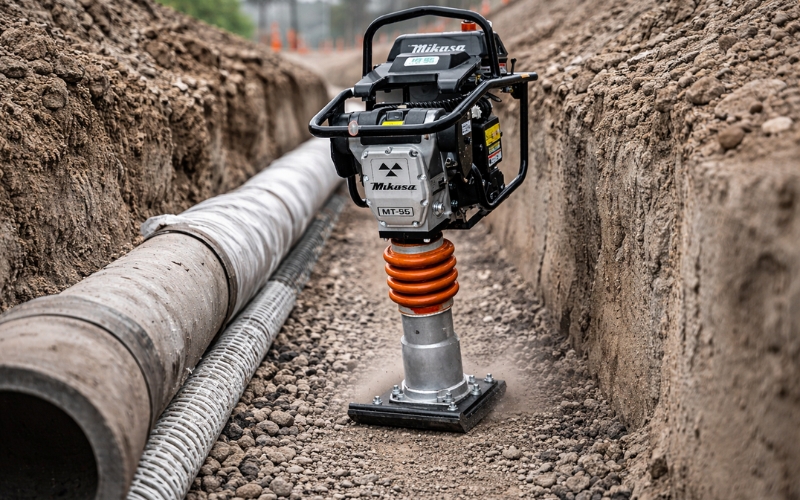 Những đặc tính nổi bật của máy đầm cóc quyết định hiệu quả thi công