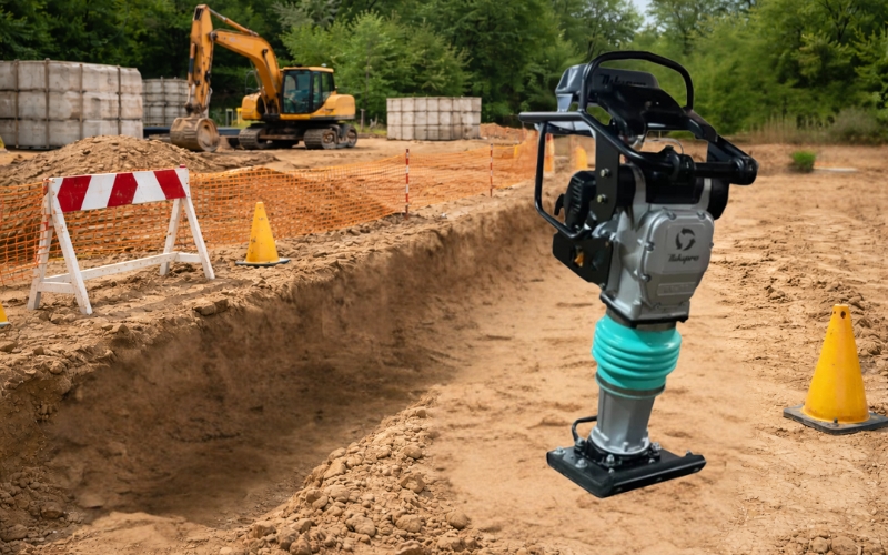 Máy Đầm Cóc Chạy Xăng Nikipro MT77