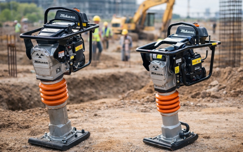 Đánh giá hiệu suất của máy đầm đất Mikasa MT55 và MT72