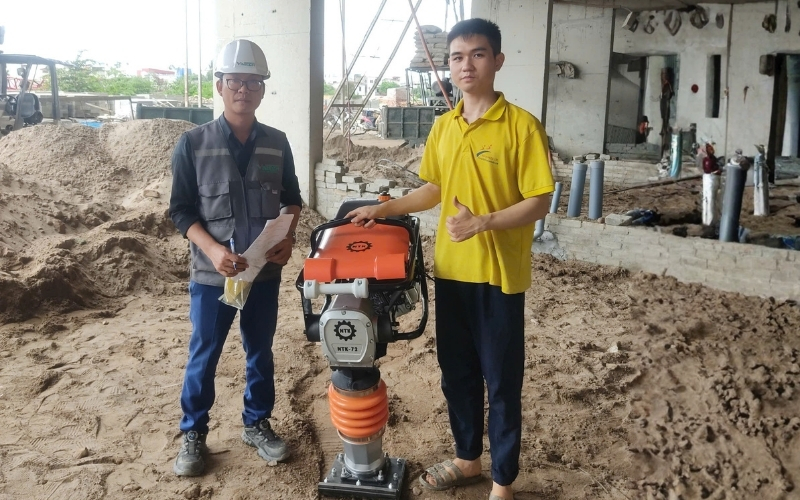 Địa chỉ mua máy đầm cóc chất lượng ở Hải Phòng