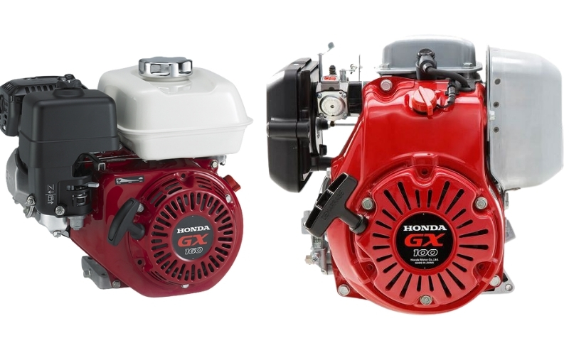 Động cơ xăng (thường dùng Honda GX160, GX100)