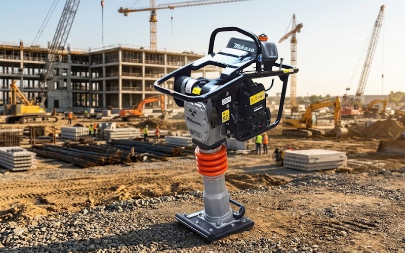 Giới thiệu máy đầm cóc Mikasa MT55