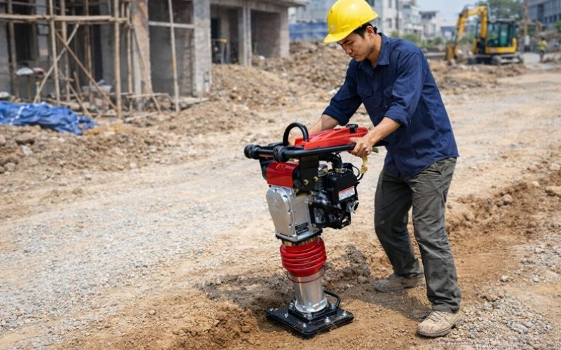 Hiệu quả đầm nén thực tế của máy đầm cóc Honda