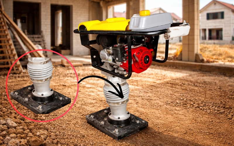 Máy đầm cóc chân lùn