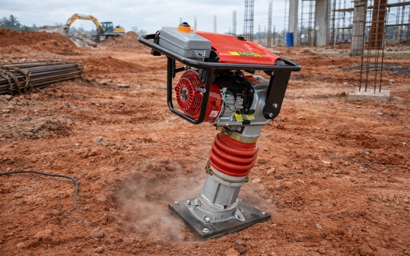 Máy đầm chạy xăng Rakuda RM90G