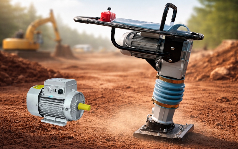 Máy đầm cóc điện