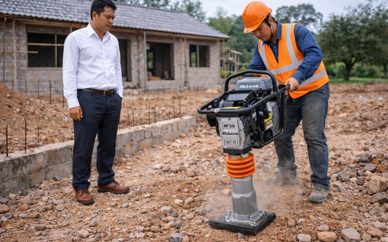 Máy đầm cóc Mikasa MT-55H 