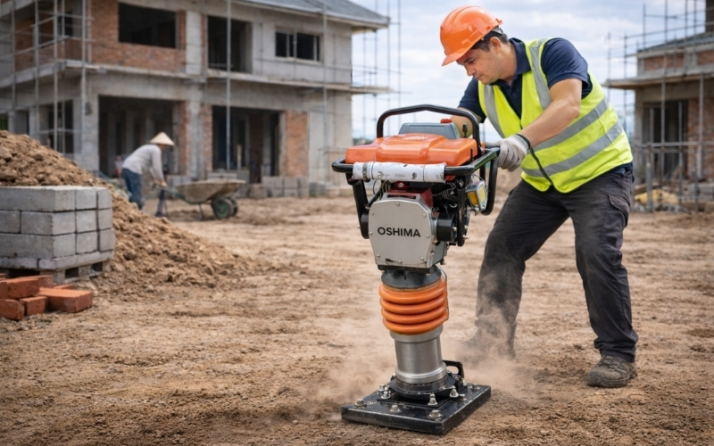 Ứng dụng của đầm cóc trong công trình