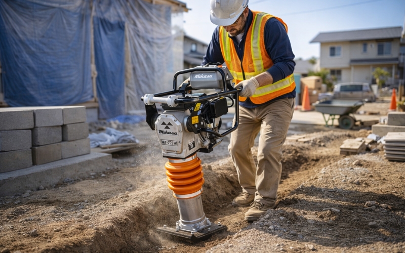 Máy đầm nền nhà Mikasa MT72