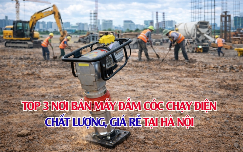 TOP 3 Nơi bán máy đầm cóc chạy điện giá rẻ tại Hà Nội