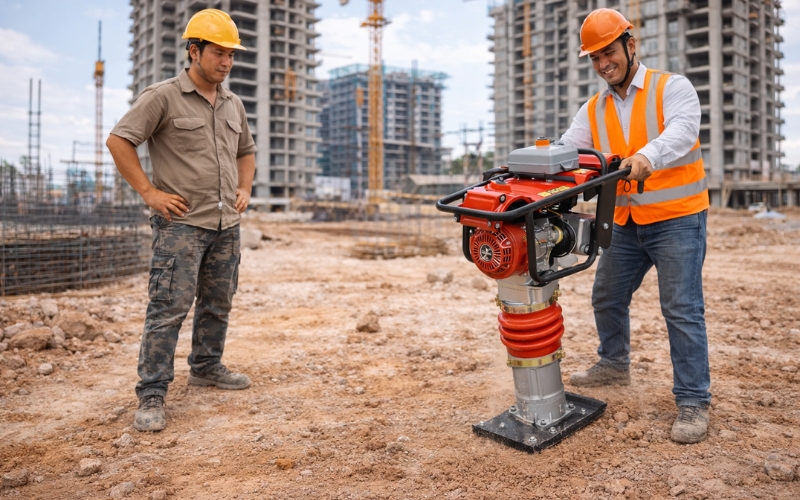 Phân loại máy đầm nền theo thông số kỹ thuật