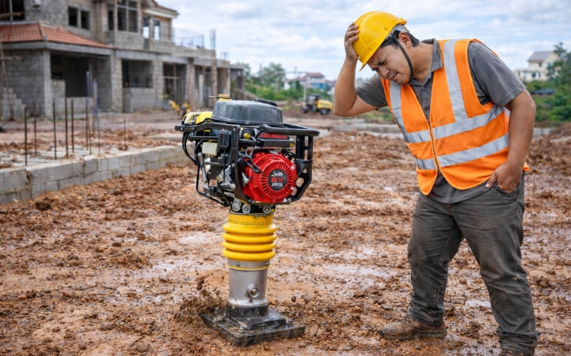 Sửa chữa máy đầm nền khi bị lỗi