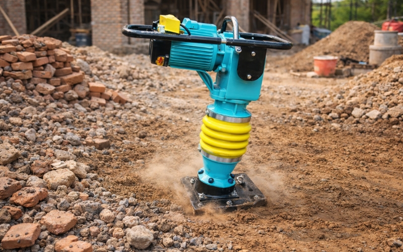 Thông số kỹ thuật của máy đầm cóc chạy điện HCD 100 1 pha