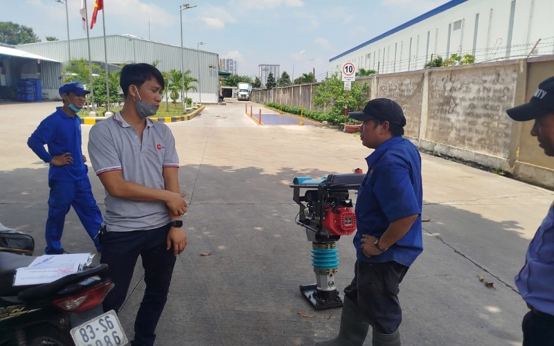 Thông số kỹ thuật của đầm cóc GX160