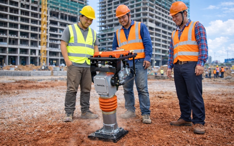 Thông số kỹ thuật của máy đầm nền Rakuda RM100G