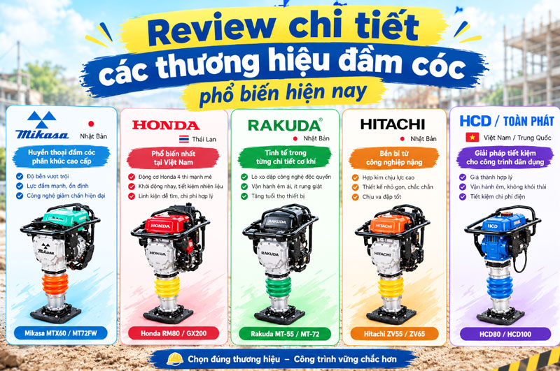 Review chi tiết các thương hiệu đầm cóc phổ biến hiện nay